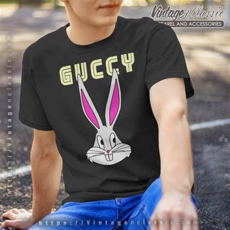 gucci bugs bunny shirt men usada|Gucci Authentic Gucci x Looney Tunes Bugs Bunny T.